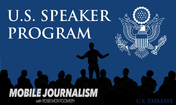 U.S. Speaker program mobile journalism workshop