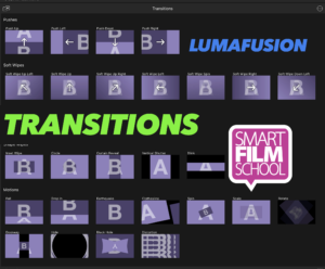 Lumafusion transitions palette

